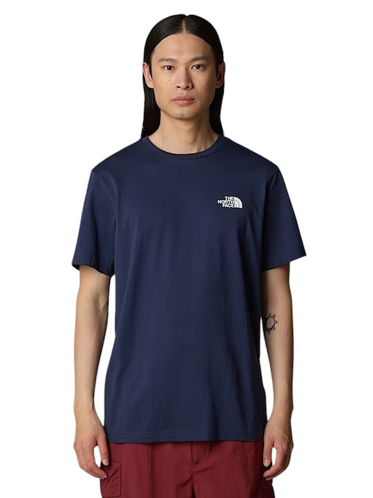 The North Face Simple Dome T-shirt Navy Blue NF0A87NG8K2