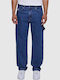 Karl Kani Men's Jeans Pants in Baggy Line Dark Blue