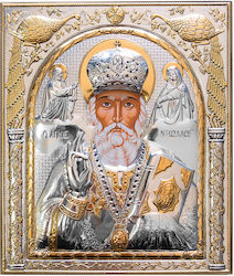 Εικόνα St. Nikolaus Silber 21x25cm