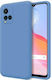 Silky Soft Touch Finish Back Cover Σιλικόνης Μπλε (Vivo Y21)