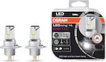 Osram Λάμπες Αυτοκινήτου Ledriving Hl Easy H19 / H4 LED 6500K Ψυχρό Λευκό 12V 16.5W 2τμχ