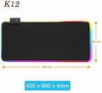 Weibo 766909 Mauspad XXL 900mm mit RGB-Beleuchtung Schwarz