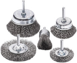 Harden 611535 Συρματόβουρτσα για Δράπανο 50.8mm Σετ 5τμχ