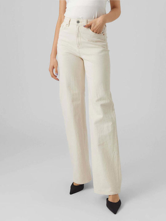 Vero Moda Women's Jeans Ecru