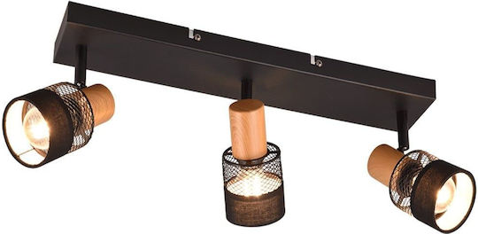 Trio Lighting Triple Spot with Socket E14 in White Color