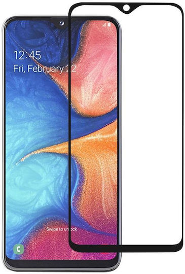 Full Glue Full Face Tempered Glass (Galaxy A20e)