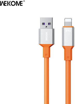 WK Wdc-17i USB-A to Lightning Cable Πορτοκαλί 1.2m