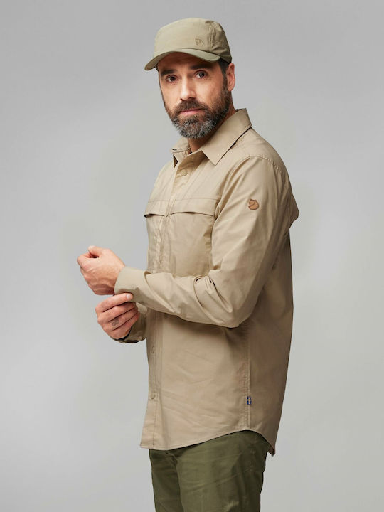 Fjallraven Men's Shirt Long Sleeve Cotton Fossil