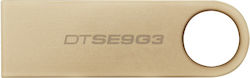 Kingston Datatraveler Se9 G3 128GB USB 3.2 Stick Gold