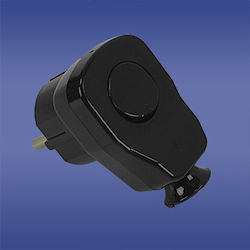 Elektro Plast Plug with Switch Black Elektro Plast Plug with Switch Black
