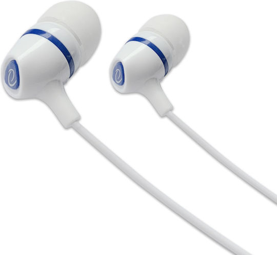 Esperanza EH191WB In-ear Handsfree Headphones with Connector 3.5mm White