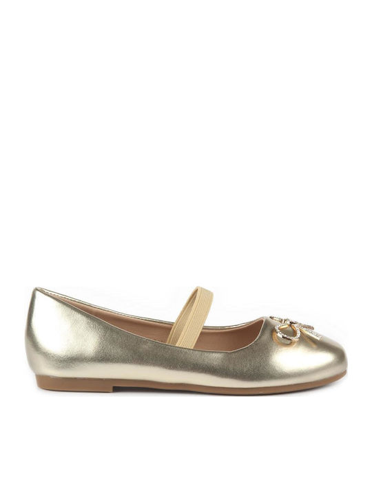 Fshoes Kids Patent Leather Ballerinas with Hoop...