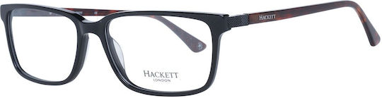 Hackett Männlich Kunststoff Brillenrahmen Schwarz HEK121-001