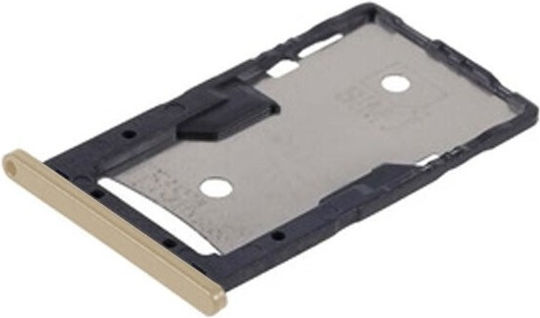 Slot Card Sim Auriu pentru Xiaomi Redmi 4A