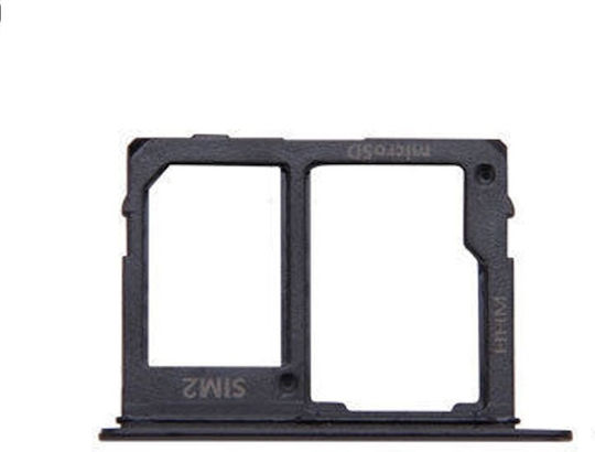 Sim Card Slot Black for Samsung Galaxy A6 Plus 2018 A605F
