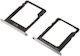 Sim Card Slot Black for Huawei P8.