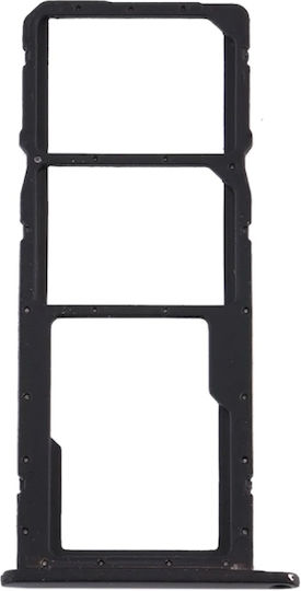 Υποδοχή Κάρτας Sim Υποδοχή Κάρτας Sim Tray Μαύρο για Huawei Y6 2019Honor 8A Huawei Y6 2019, Y6S, HONOR 8A