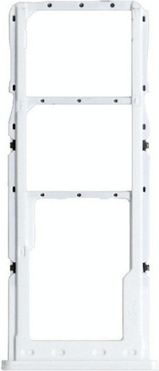 Sim Card Slot White for Samsung Galaxy A22 4G