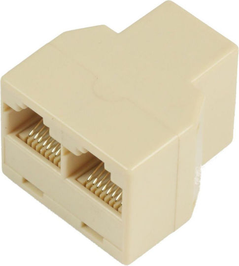 Microconnect Μετατροπέας RJ-45 female σε RJ-45 2x female (MPK302)