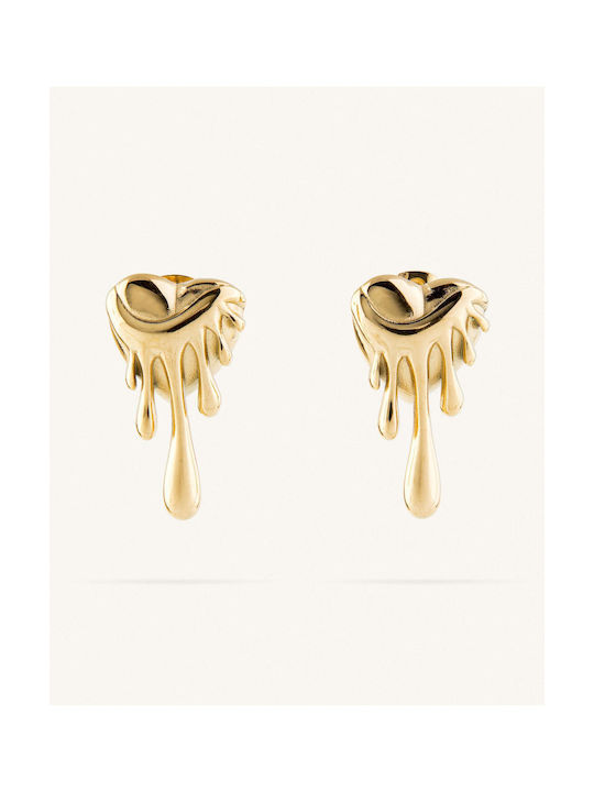 StanStefan Earrings made of Steel Gold Plated