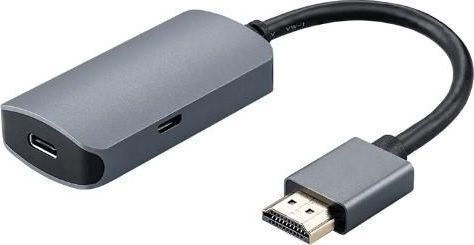 Microconnect Конвертор HDMI Мъжки към USB-C Женски Сив 1 Брой HDMIUSB3.2