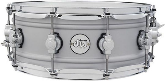 DW Drums Paradetrommel 14"x5,5" Design Aluminium Sd 14" in Silber