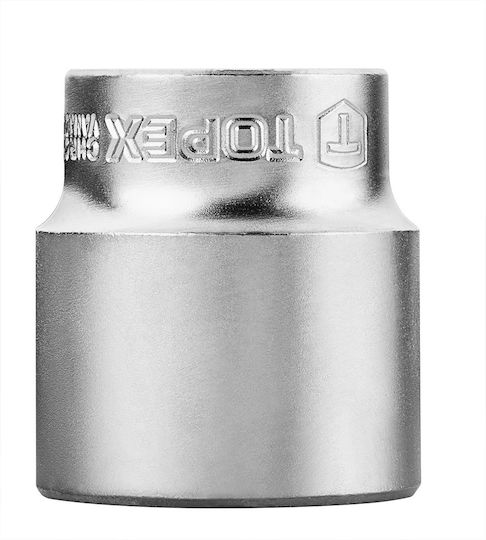 Topex Căpăcel Hexagonal cu Patrat de Prindere 1/2" Diametru 1/2" 1buc