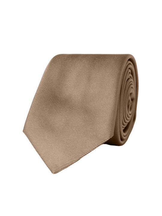 Hugo Boss Men's Tie Printed in Brown Color