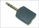 Microconnect 6.3mm male σε 3.5mm 2x female