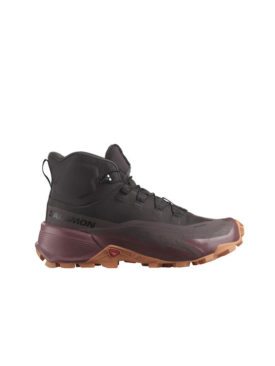 Salomon Cross Hike Women's Hiking Boots Waterproof with Gore-Tex Membrane Purple
