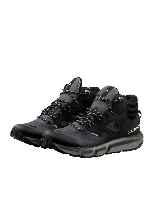 Salomon Predict Hike Herren Wanderstiefel Wasserdicht mit Gore-Tex Membran Schwarz