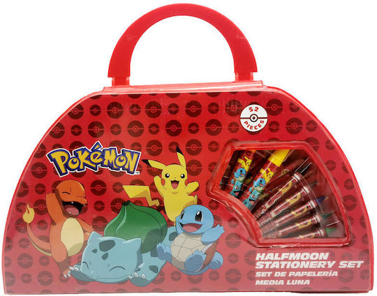 CyP Brands Pokemon Activity Briefcase Malsets Campingmöbel 52Stück