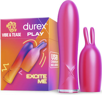 Durex Vibe & Tease Vibrator Iepurele Roz