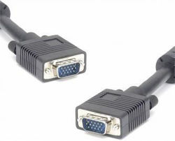 Logo Collection Cable VGA male - VGA male Μαύρο 5m (25261)