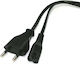Logo Collection Euro - IEC C7 Cable 2m Μαύρο 24614