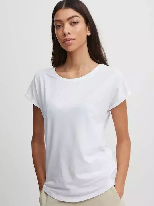 B.Younq Damen T-Shirt White