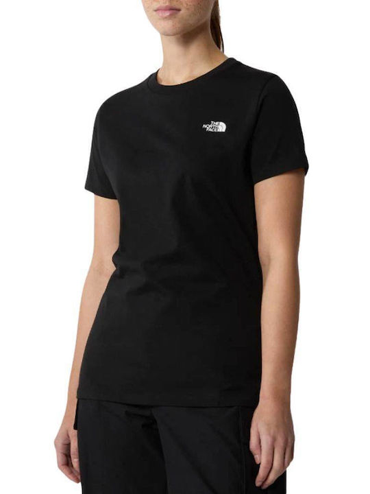 The North Face Simple Dome Γυναικείο Αθλητικό T-shirt Μαύρο