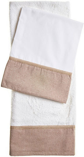 Nuova Vita Set Christening Oilcloths White 2 Pieces NV-1300241-Lefko
