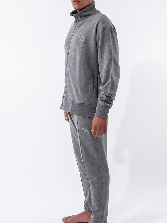 Ne En Aout Men's Sweatpants with Rubber GREY FW1920012