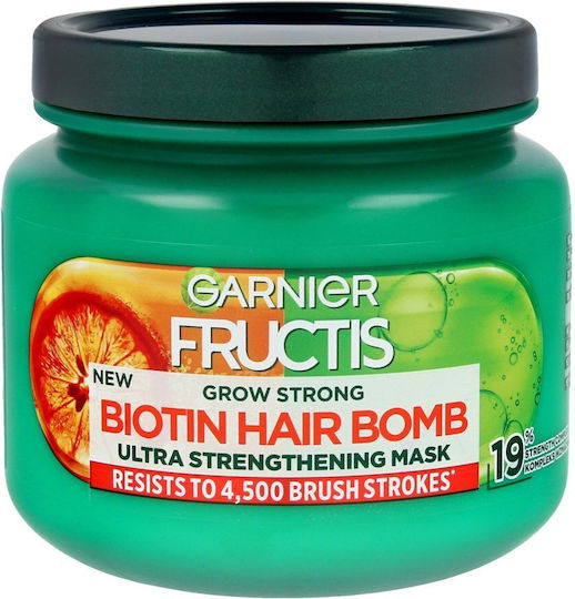 Garnier Fructis Strengthening Μάσκα Μαλλιών για Ενδυνάμωση 320ml