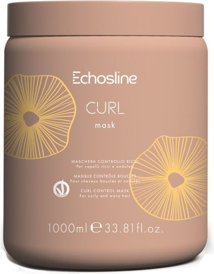 Echos Line Curl Μάσκα Μαλλιών για Λάμψη 1000ml