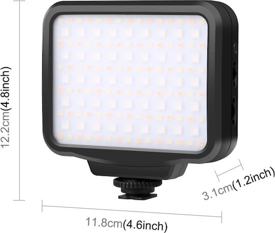 Puluz Retro 12x LED Light 10W με Φωτεινότητα LUX 1000 Lux