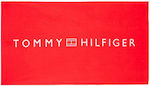Tommy Hilfiger Red Beach Towel