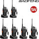 Baofeng Bf-888s Walkie Talkie 5W Black 6pcs