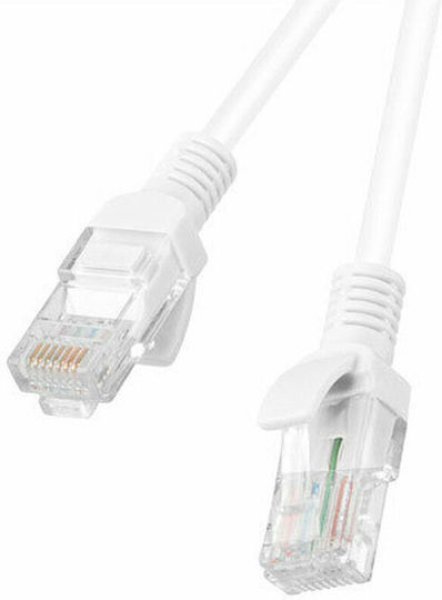 Lanberg U/UTP Cat.5e (Gigabit) Network Cable Ethernet 0.25m White