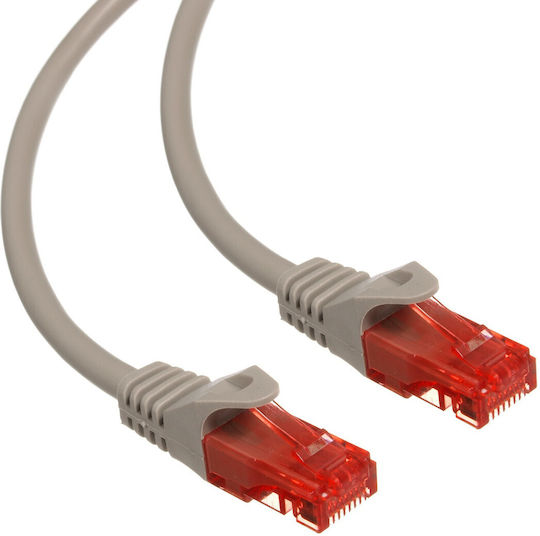 Maclean Energy U/UTP Cat.6 (Gigabit) Καλώδιο Δικτύου Ethernet 3m Γκρι
