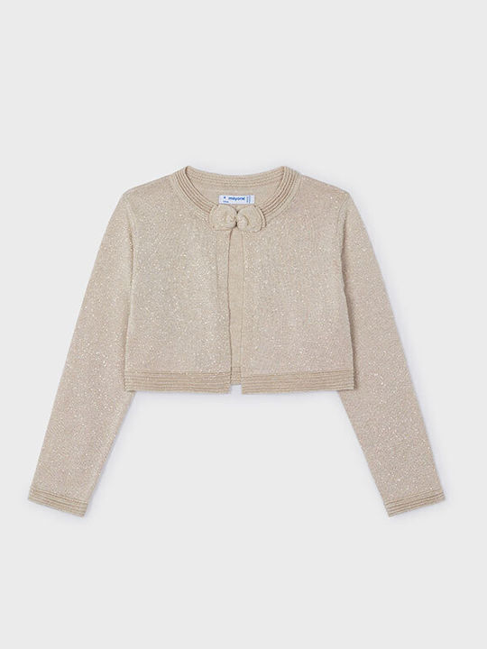 Mayoral Kinderstrickjacke Baumwolle grau