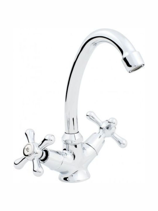 Hydroland Mischung Waschtischarmatur Retro Chrome