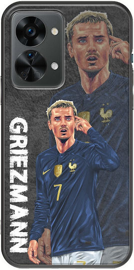 Football Stars Antoine Griezmann France Back Cover Silicone Multicolour (OnePlus Nord 2T)