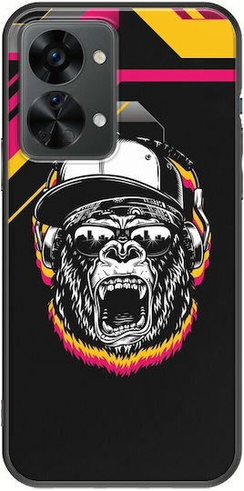 Funky Gorilla Back Cover Silicone Multicolour (OnePlus Nord 2T)